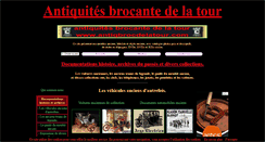 Desktop Screenshot of antiqbrocdelatour.com